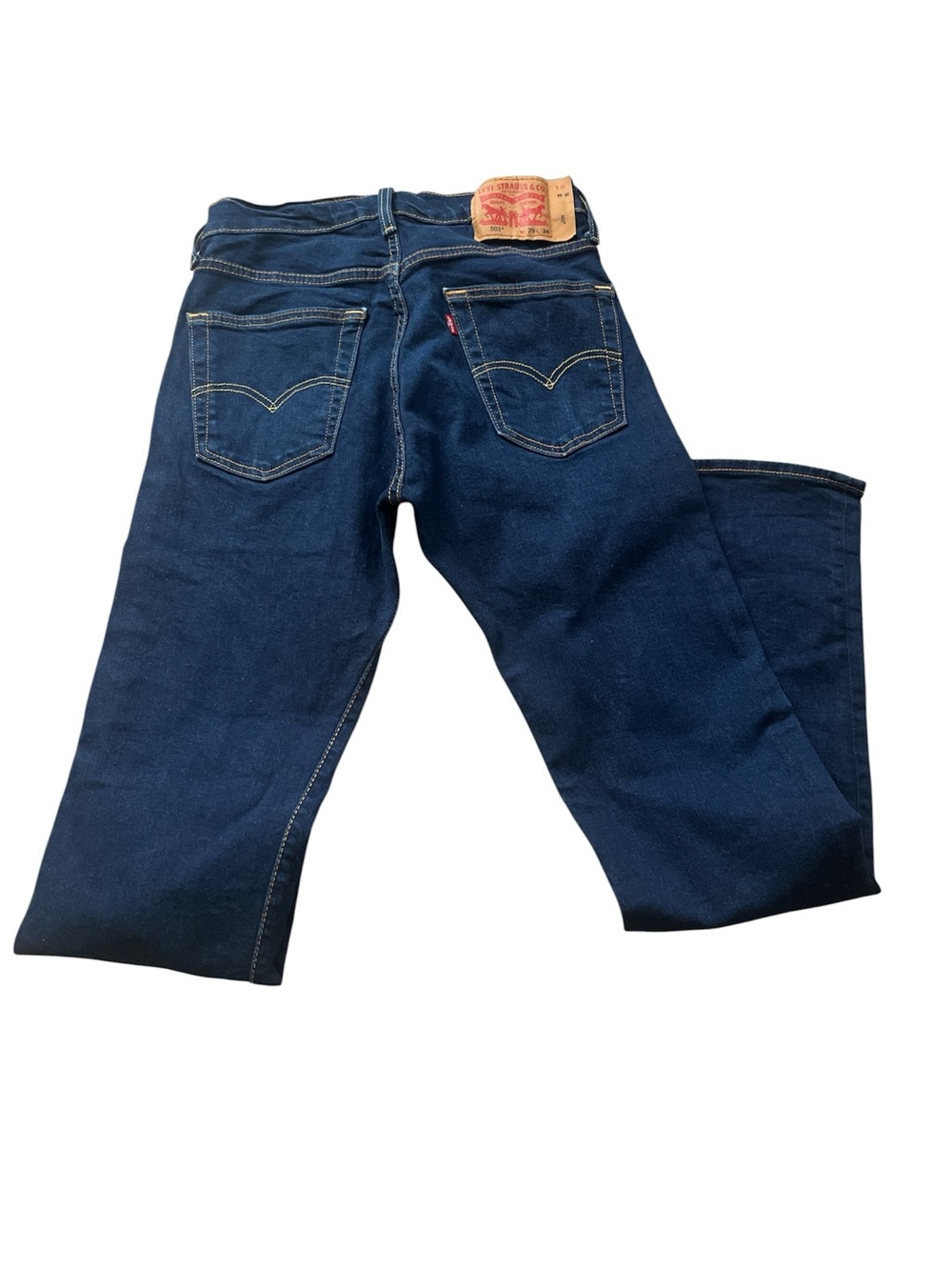 Levi's Men's Indigo Straight Jeans with Contrast Stitching